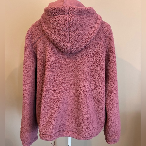 Old Navy Active - Sherpa 1/2 Zip Hoodie Pullover - Picture 3 of 5